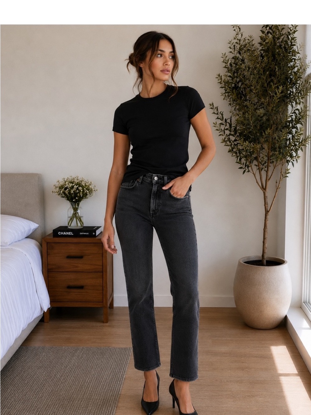 Woman’s agolde key straight leg jeans 27